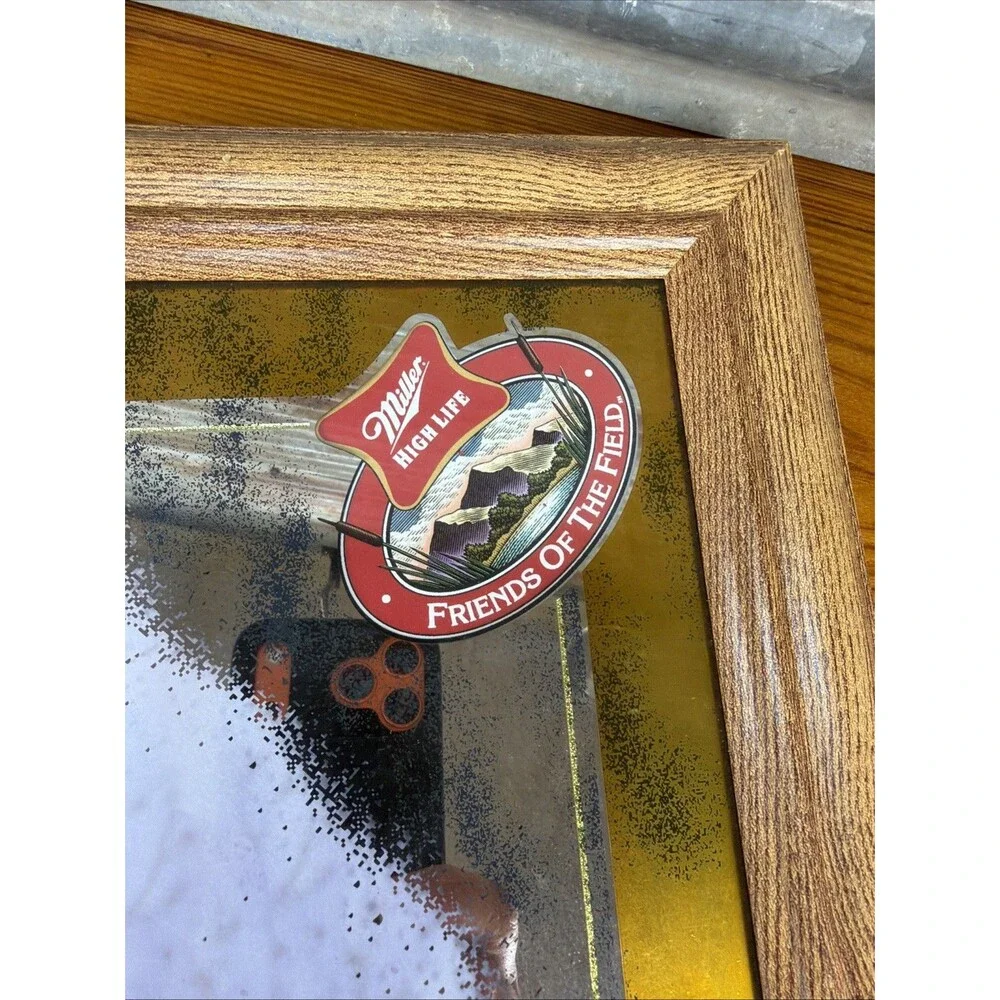 RARE MILLER HIGH LIFE MIRROR SIGN TOM TURKEY BY JOE BUCHER (346) LOW NUMBER 1999